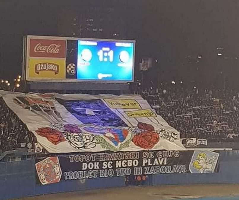 U DERBIJU HAJDUK IZVUKAO BOD KOD DINAMA: Sjajni bili i navijači odavajući počast žrtvi Vukovara