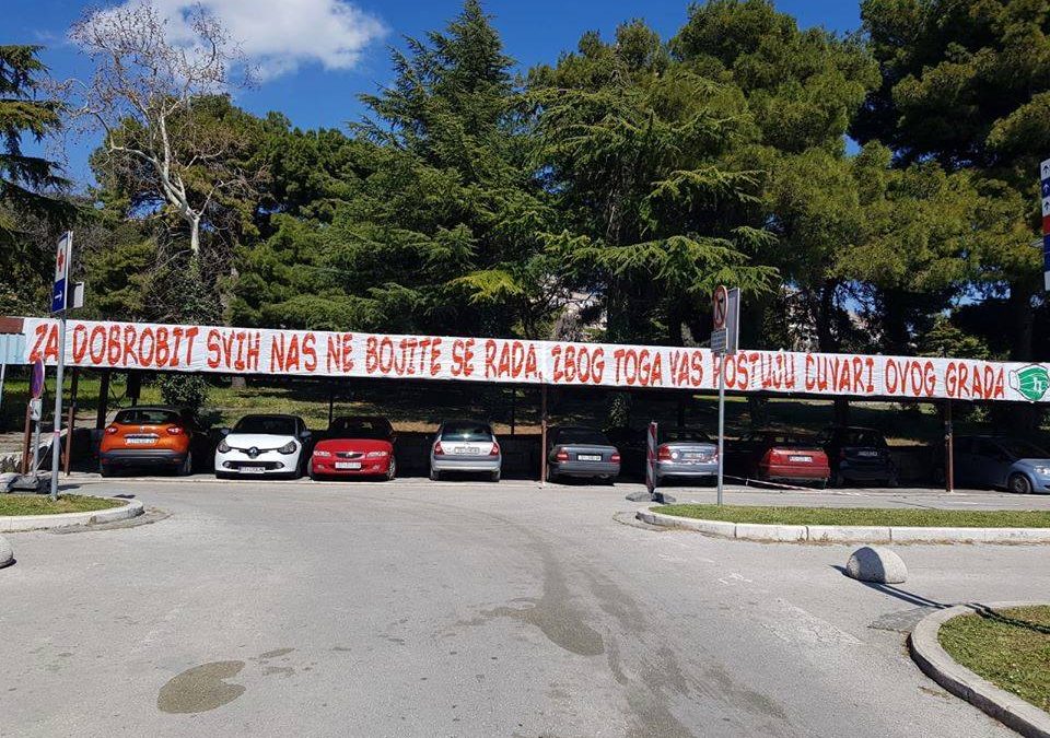 TORCIDA NAKON POMOĆI BOLNICI ZAHVALILA LIJEČNICIMA Dirljiva poruka liječnicima!