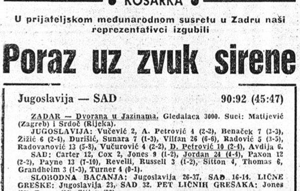 JORDAN JE IGRAO U JAZINAMA Aco Petrović ga čuvao, rekao “nije ništa posebno”