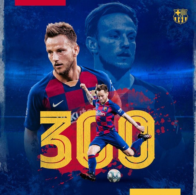 RAKITIĆ UŠAO U POVIJEST: Postao 4. stranac u povijesti Barce po broju nastupa